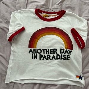 Aviator Nation Adult XS Ringer Tee (Rare)